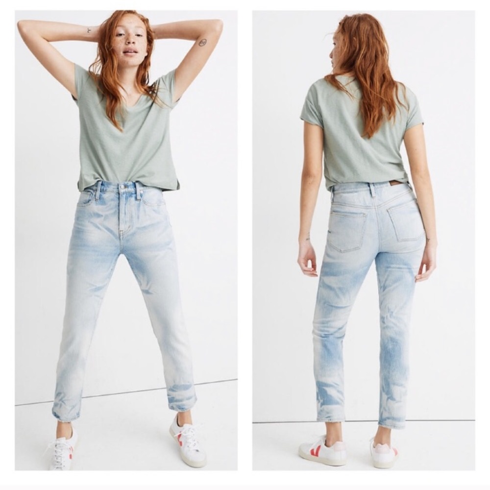 NWT Madewell the perfect vintage jeans tie-dye